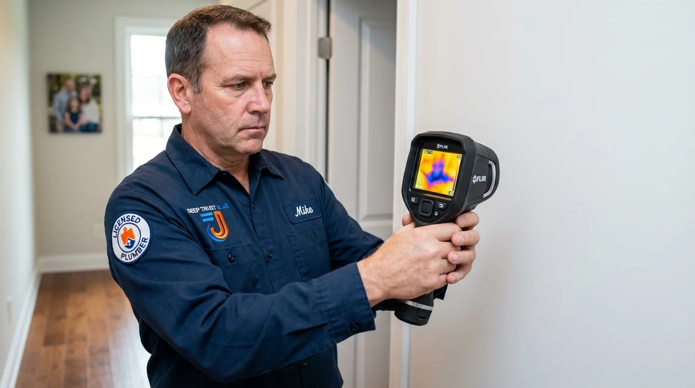 Thermal imaging leak detection by Johns Plumbing LLC in Holly Hill